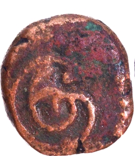 Copper Cash Coin Christian VI of Indo-Danish-Tranquebar.