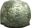 Punch Marked  Silver Quarter Karshapana Coin of Saurashtra Janapada.