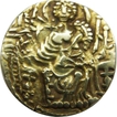 Gold Dinar Coin of Kipanada of Kushan Dynasty.