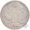 Silver Thaler Restrike Trade Coin of Maria Theresa of Austria of 1780.