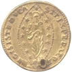 Gold Zechino Coin of Venice of Paulo Rainer of Italy.