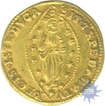 Gold Zechino Coin of Paulo Rainer of Venice of italy.