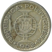 Twenty Escudos Coin of Mozambique of 1952.