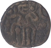 Copper unit Coin of Jatavarman Kulasekhara Pandya.
