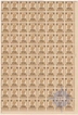 Complete Sheet of Three Hundred  Twenty Stamps of King George VI of 1946.