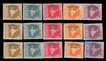 Set of Fifteen Military Stamps of 1957.