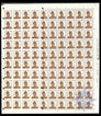 Netaji Subhas Chandra Bose of  Complete Mint Sheet of One Hundred  Stamps of 2000.