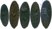 Copper Tin kasu Coins of of Banavasi Region of  Feudatory of Satavahanas Dynasty.