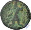 Copper Half Drachma Coin of Kanishka I of Kushan Dynasty.