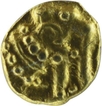 Gold Gajapati Fanam of Western Ganga Dynasty.