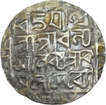 Very Rare Silver tanka of Dhanya Manikya Tripura Kingdom.