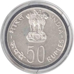 Fifty Rupees of 1975 of Equality Develpoment peace of the Bombay mint.  