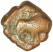 Copper Jital Coin of Devaraya II of Vijayanagara Empire.