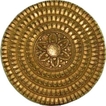 Classical Gold Brooch of Nagas Work with Lakh