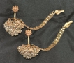 Gold Bugadi or Bangels from Maharashtra Region with Basara pearls.