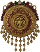 Gandaberunda Pendant of  Vijayangar Emprie studded with Rubies of Emeralds.