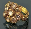 Gold Ring Studded with Daimond.
