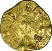 Very Rare Punch Marked Gold Coin of Chalukya Dynasty.