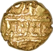 Gold Half Varaha Coin of Harihara II of Vijayanagara Empire.