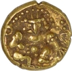 Gold Varaha Coin of Krishnadevaraya of Vijayanagara Empire.
