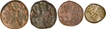 Punch Marked Copper Karshapana Coins of ujjaini region.