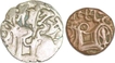 Silver and Copper Coins  of Samanta Deva of Ohinda Dynasty.