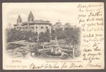 Picture Post Card of Floral Fountain Post and Telegraph Offices.