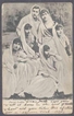 Picture Post Card of Parsee Ladies. 