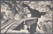 Picture Post Card of Burliar Tunnel and Bridge Nilgiri Railway. 