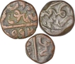 Copper Coins of Murtada Nizam Shah I of Ahmadnagar Sultanate.