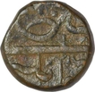 Copper Two Third Fulus Coin of Burhan Nizam Shah III of Ahmadnagar Sultanate.