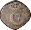 Copper Four Cash Coin of India Danish.