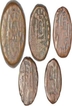 Copper Coins of Cochin of Portuguese India.