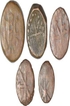 Copper Coins of Cochin of Portuguese India.
