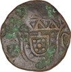 Copper Quarter Tanga Coin of Diu  of India Portuguese.