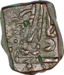 Error Copper Dam Coin of Aurangzeb Alamgir of Elichpur Mint.