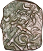 Error Copper Dam Coin of Aurangzeb Alamgir of Elichpur Mint.