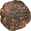 Error Copper Half Falus Coin of Abul Hasan of Golkond Kingdom.