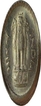Error Cupro Nickel Twenty Five Paisa Coin of Republic India of 1987.