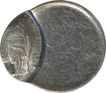 Error Steel Twenty five Paisa Coin of Republic India.