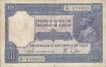 Ten Rupee Bank Note of King George V of  signed by   J  B Taylor of 1926.
