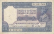 Ten Rupee Bank Note of King George V of J  B Taylor of 1925.