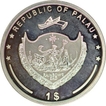Copper Nickel One Dollar Coin of Republic of Palau.