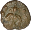 Copper One Fourth Jital Coin of Sadashivaraya of Vijayanagar Empire.
