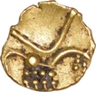 Gold Fanam  Coin of Vira Raya of Cochin.