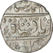 Silver Rupee Coin of Arkat Mint of  of India French.