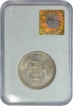 Silver One Rupia Coin of India Portuguese.