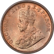 Bronze Quarter Anna Coin of King George V of Calcutta Mint of 1936.