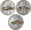 Silver Rupee Three Rings of Ganga Singh Bahadur  Bikanir and East India Company.