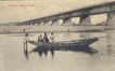 Picture Post card of Railway of Bridge of Agra.